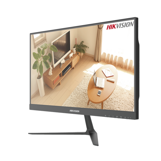 Monitor VA LED Full HD (1920 X 1080) de 23.8" / Ideal para CCTV, Oficina y Hogar / Entrada HDMI-VGA / Montaje VESA (100 X 100) / Uso 24/7 / Backlight E-LED / Ultra Delgado